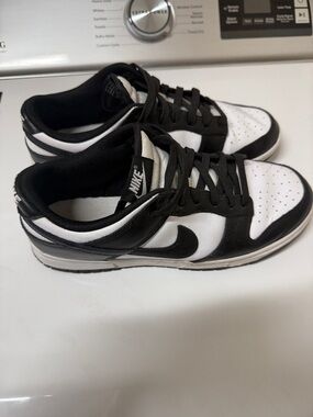 Nike Black and White Low-Top Sneakers